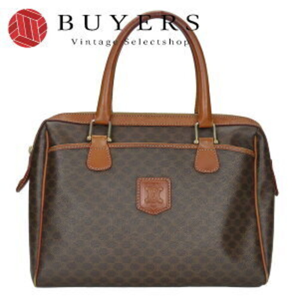 Celine Handbag Macadam Leather Brown